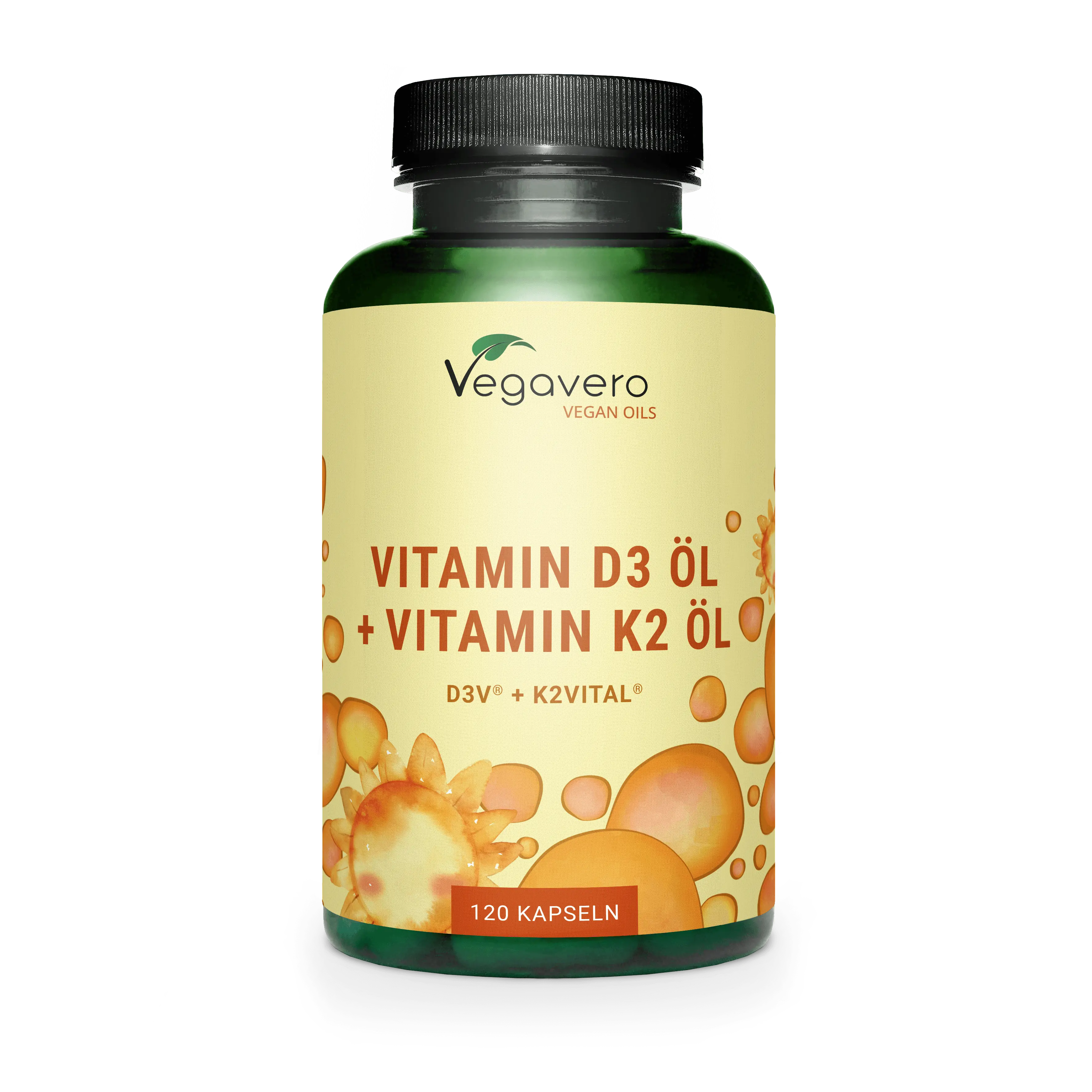 Vitamina D3 + K2 Aceite Cápsulas