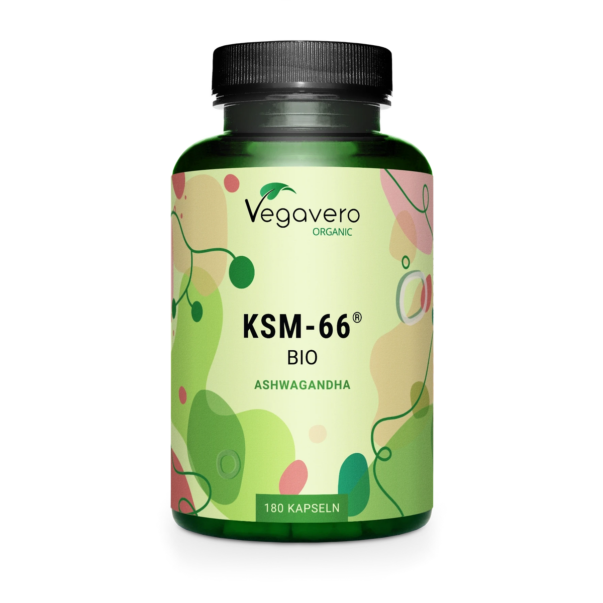 Ashwagandha KSM-66 Extracto Cápsulas Orgánico