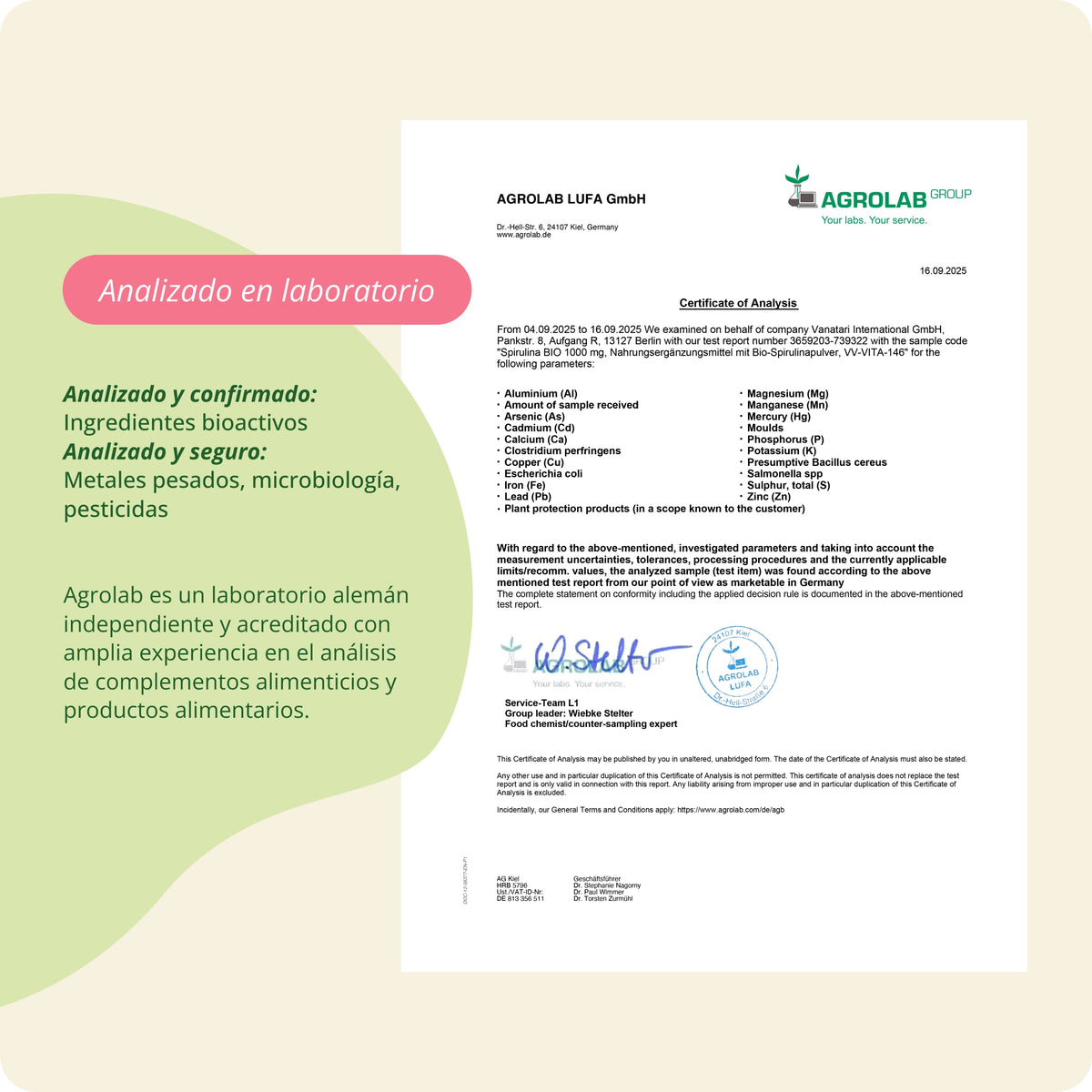 Spirulina Comprimidos Orgánico