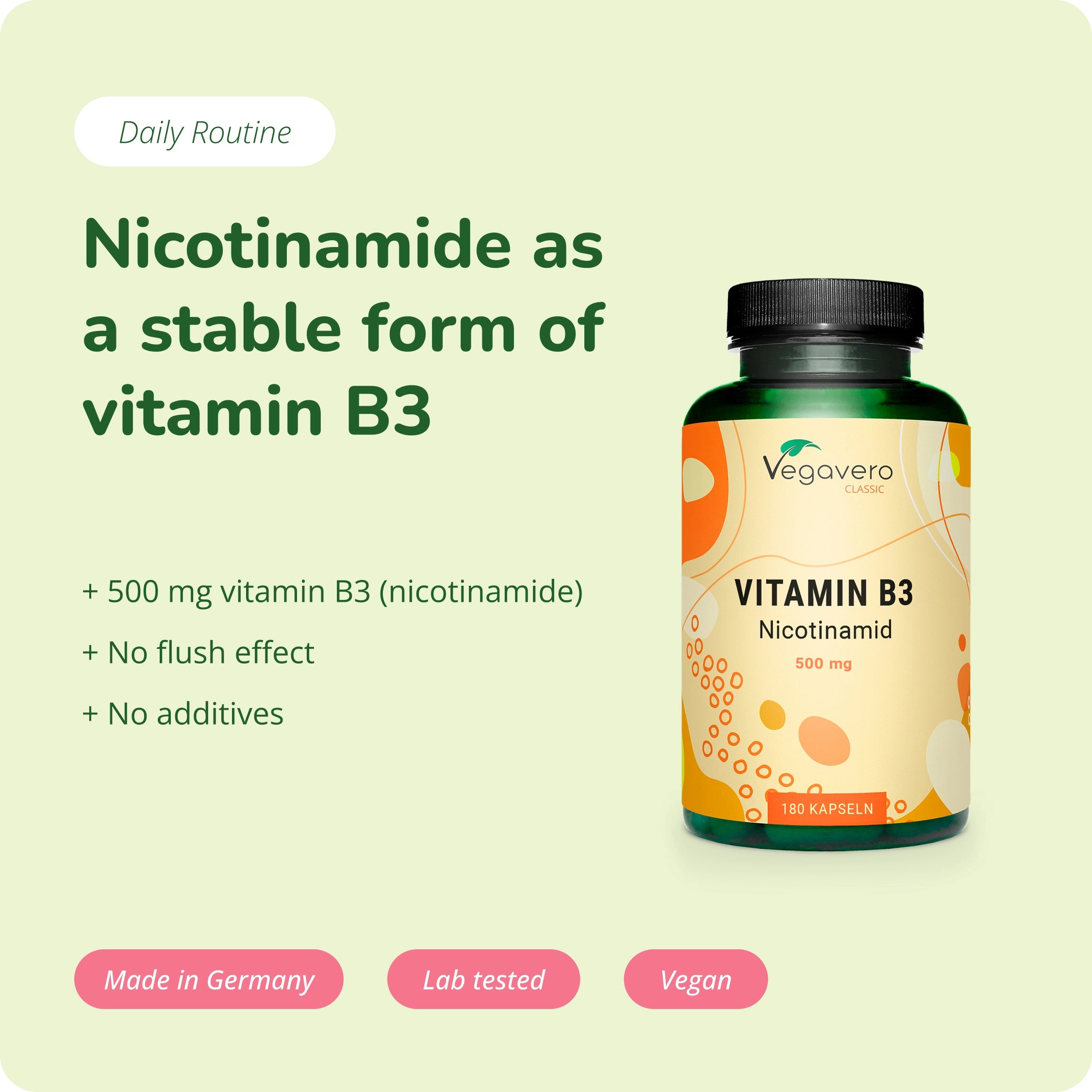 Vitamina B3 (Nicotinamida) Cápsulas