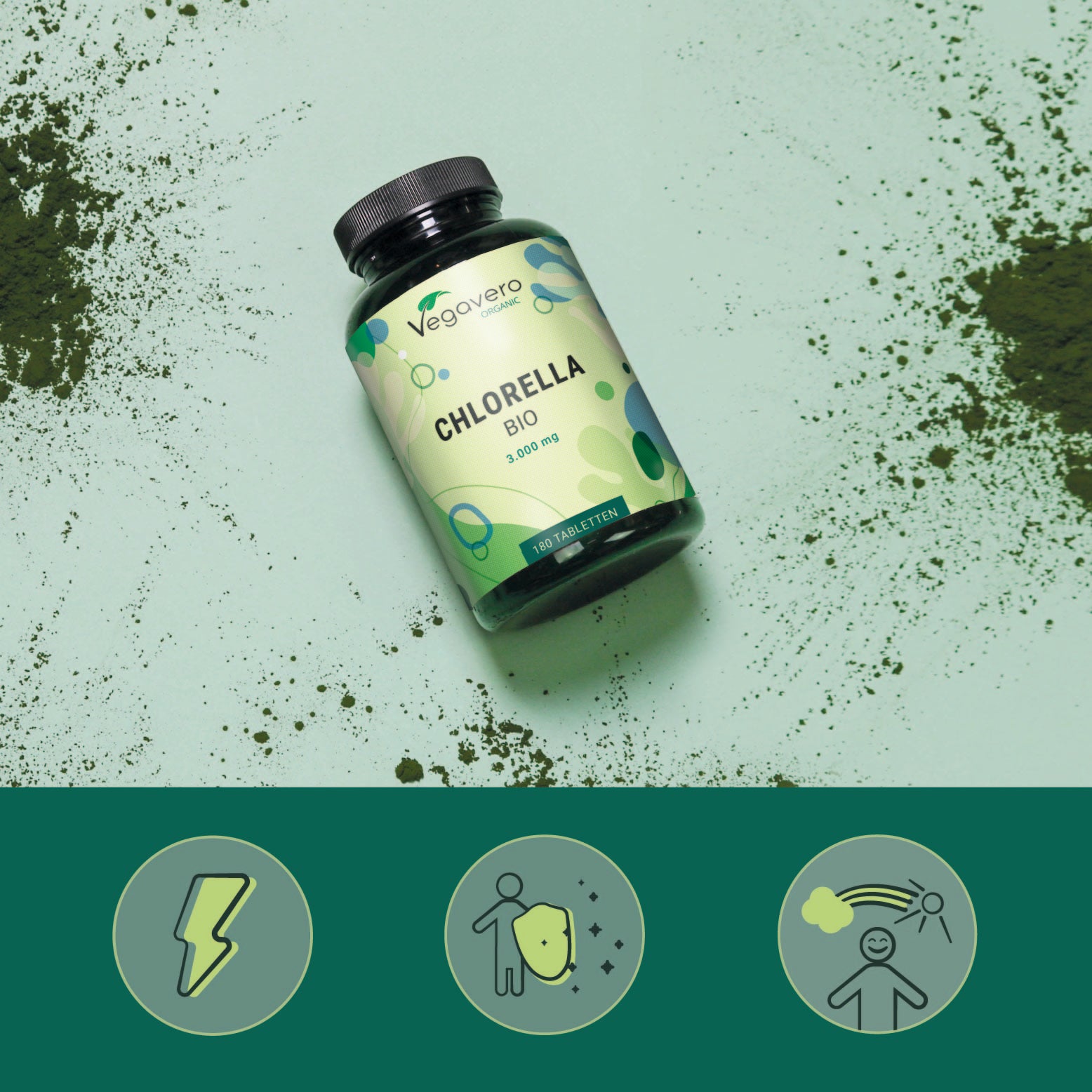 Chlorella Cápsulas Orgánico