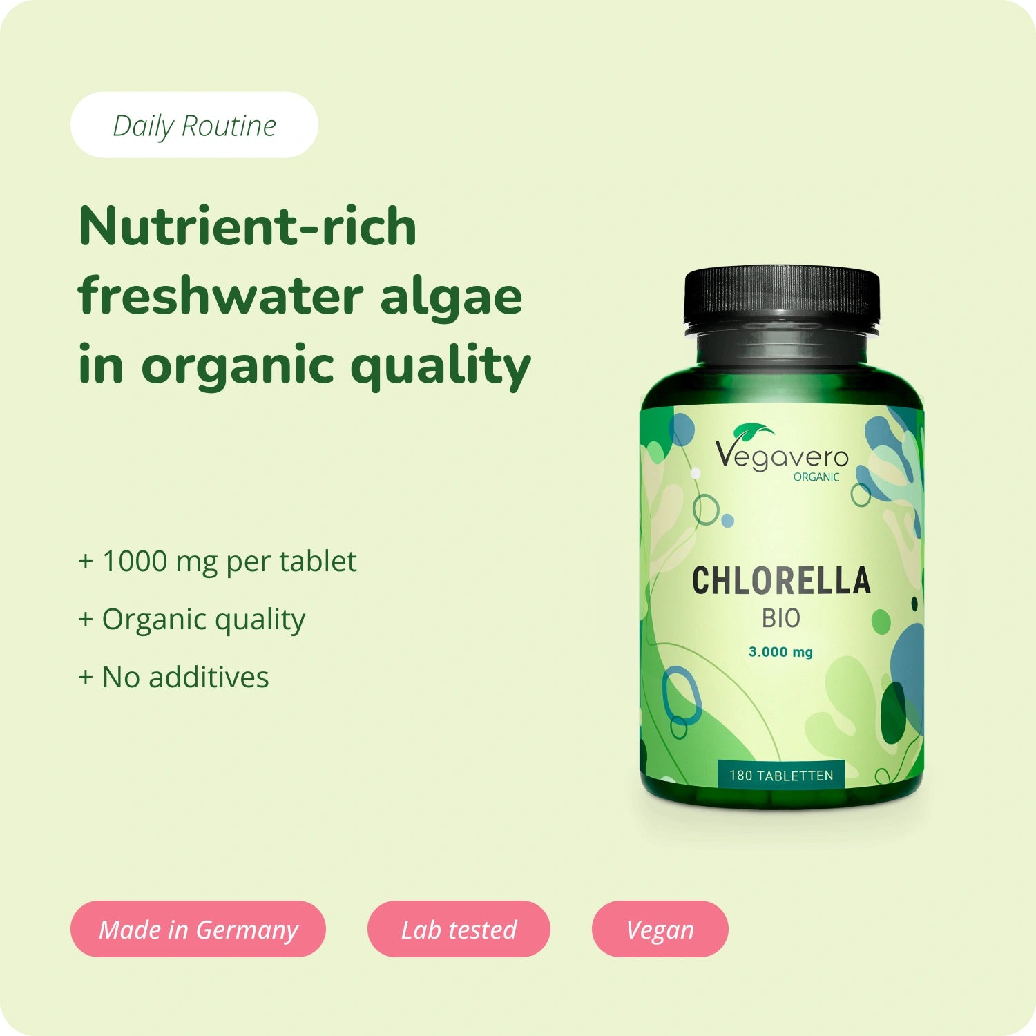 Chlorella Cápsulas Orgánico