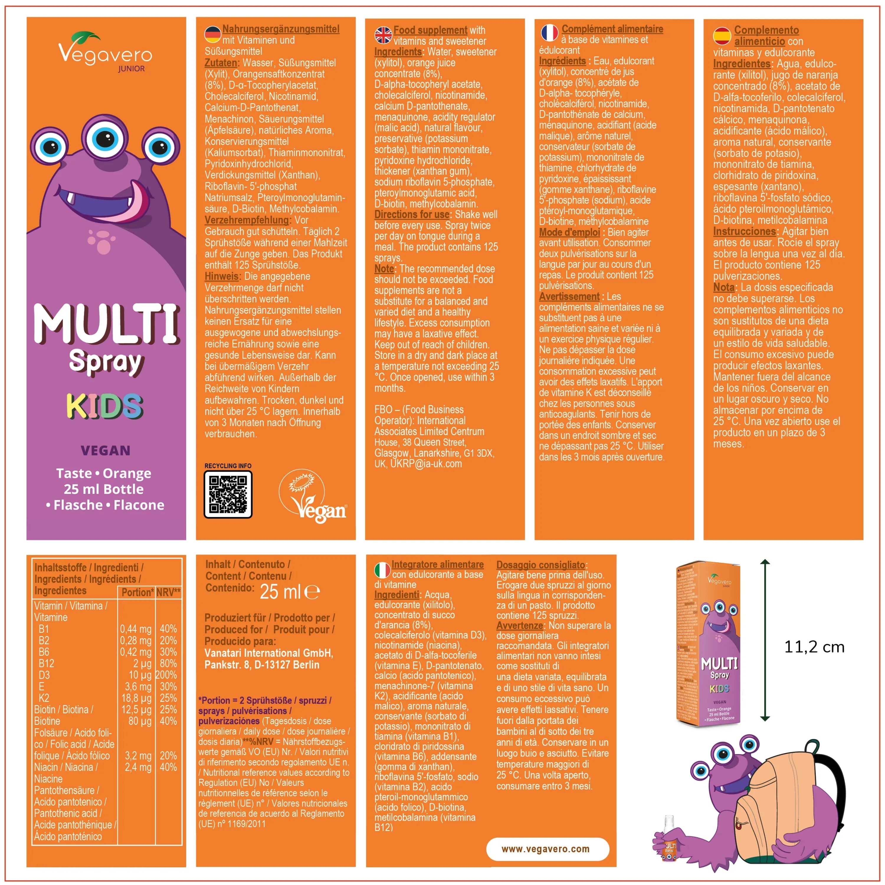 Multivitamínico Junior Spray