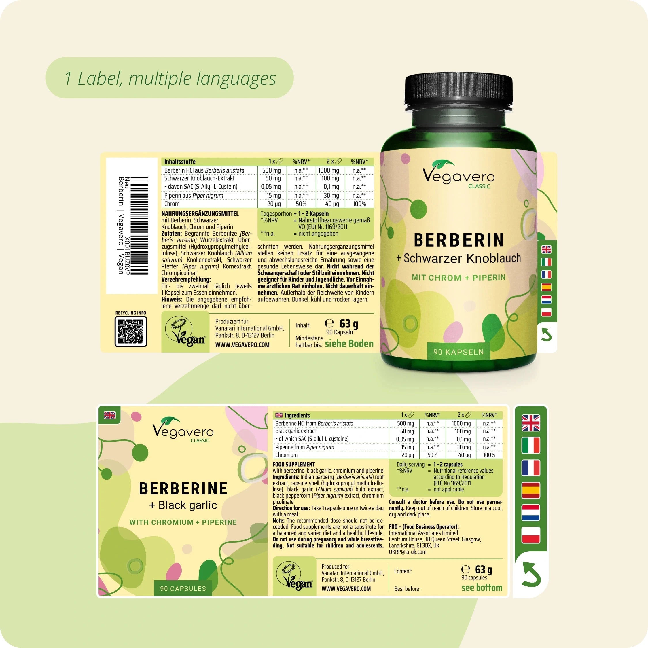 Berberina Plus Cápsulas