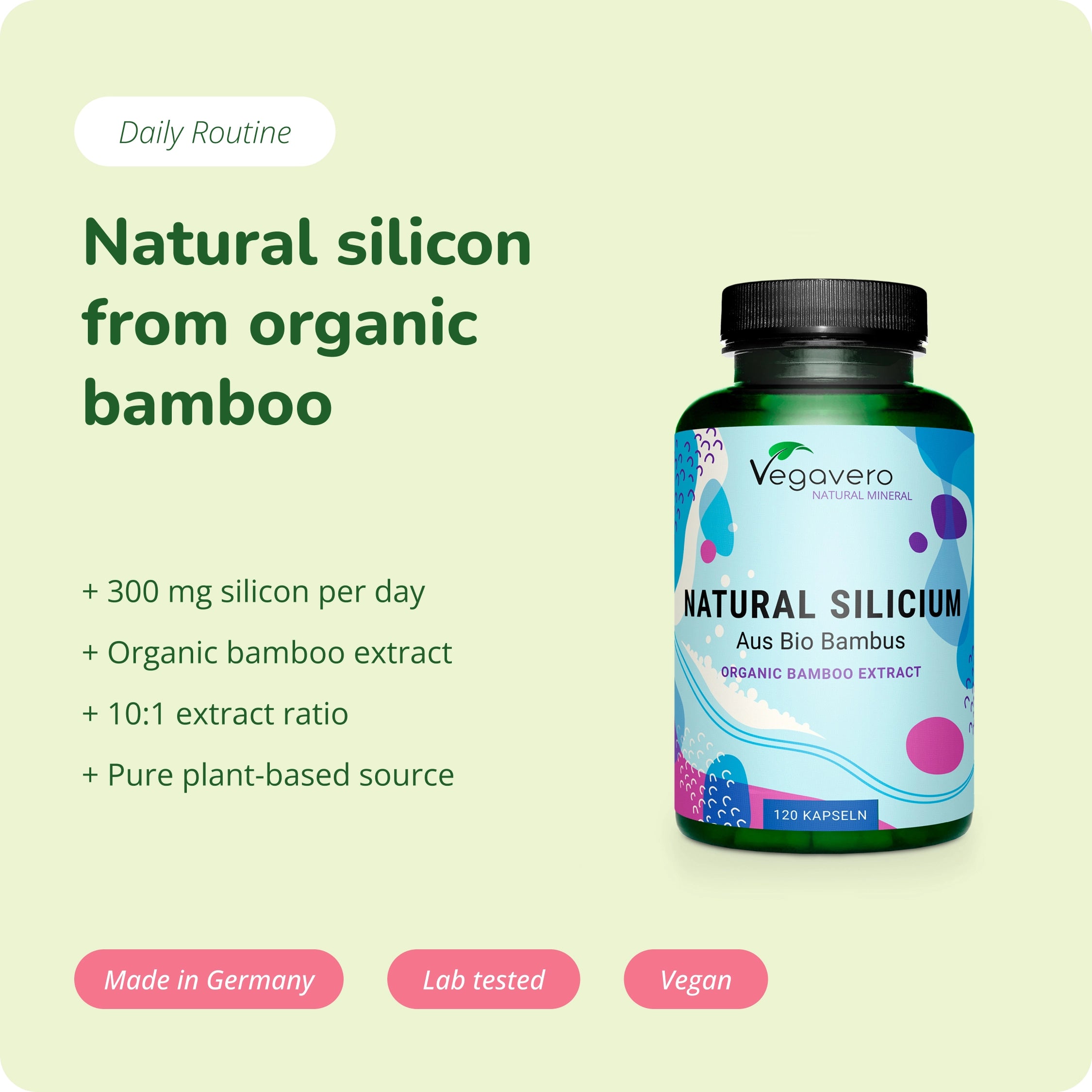 Silicio Natural Cápsulas Orgánico