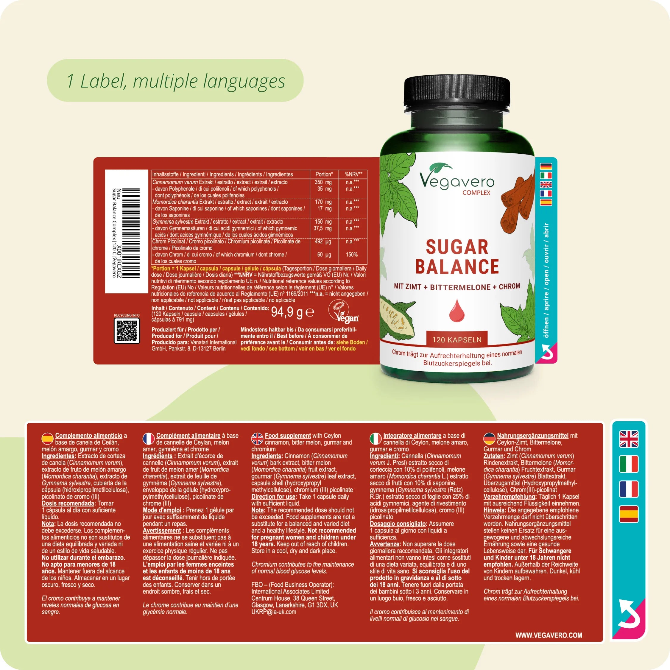 Sugar Balance Complex Cápsulas