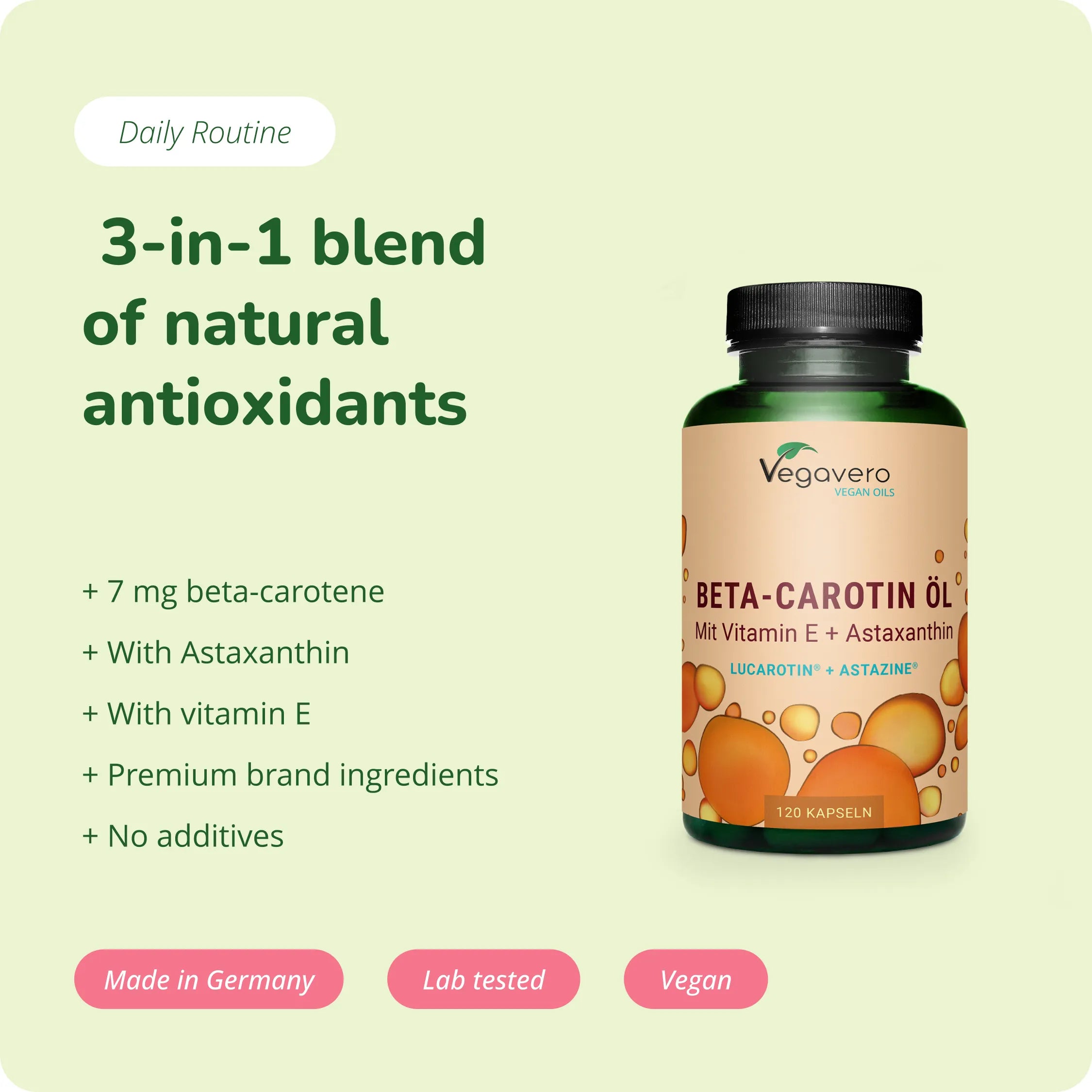 Beta‑Caroteno Plus Aceite Cápsulas