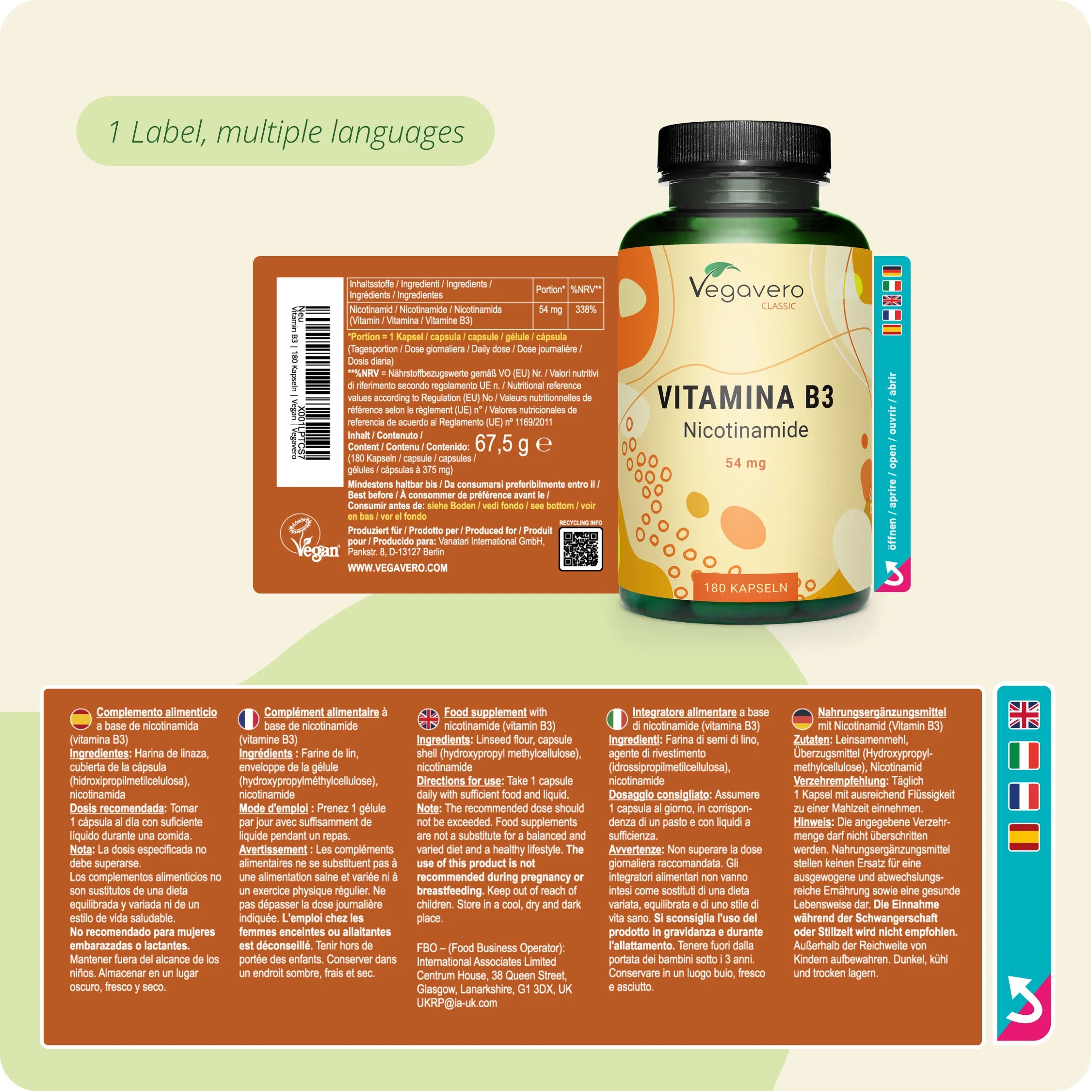 Vitamina B3 Cápsulas