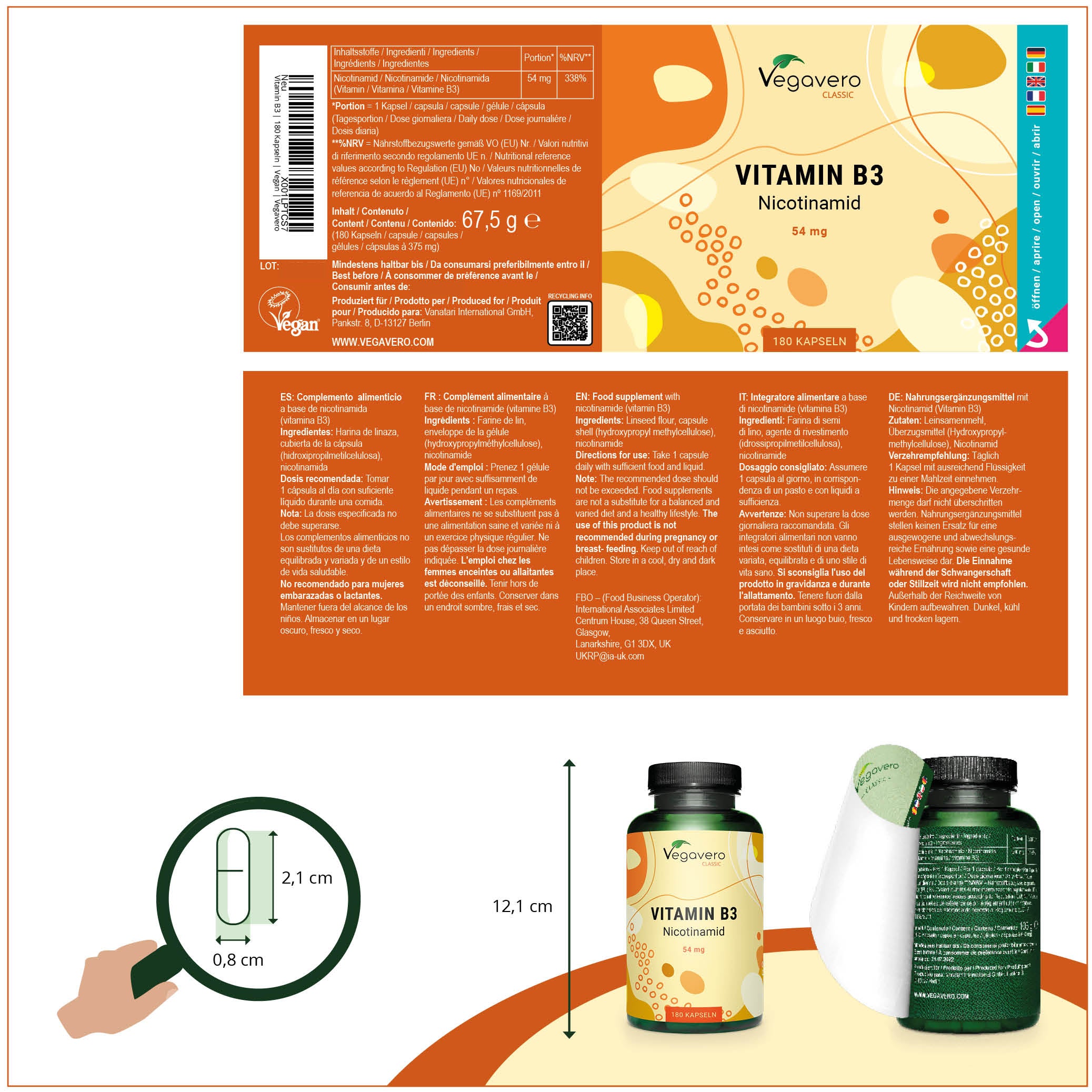 Vitamina B3 Cápsulas