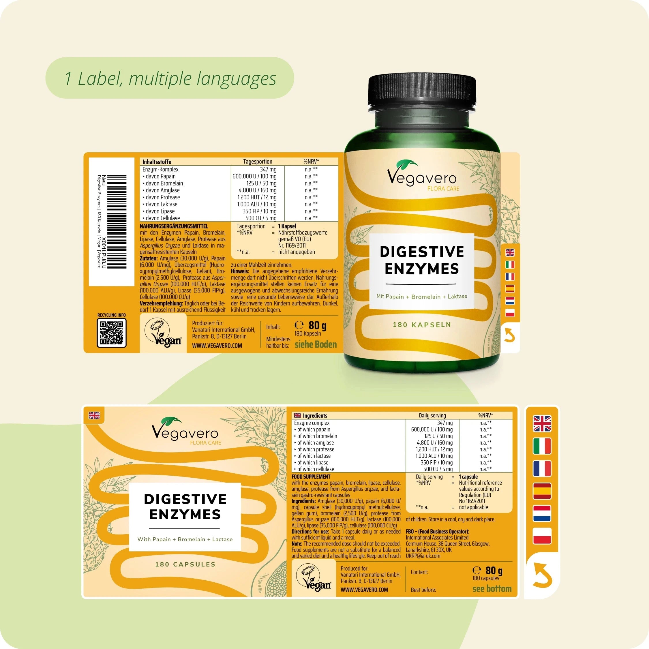 Enzimas Digestivas Complex Cápsulas