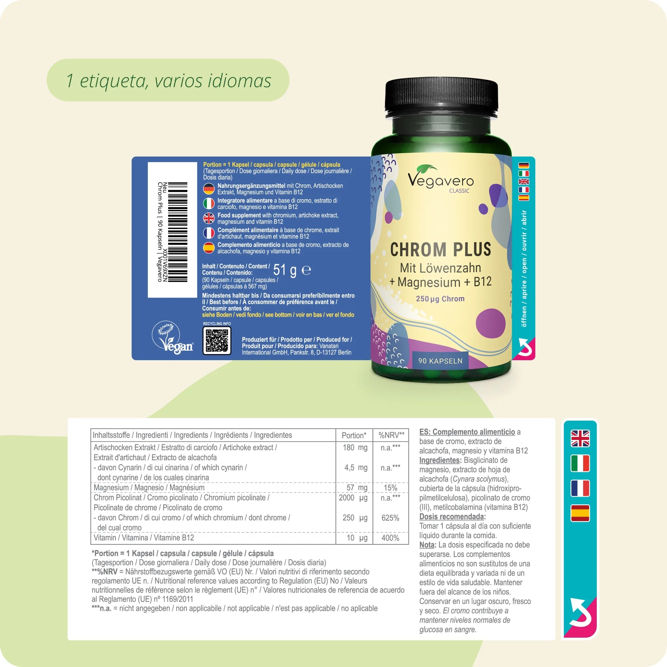Cromo Plus Cápsulas