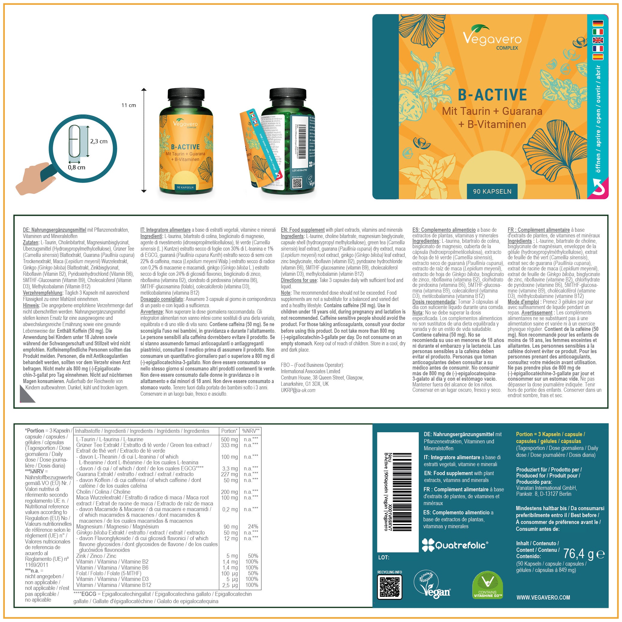 B‑Active Complex Cápsulas