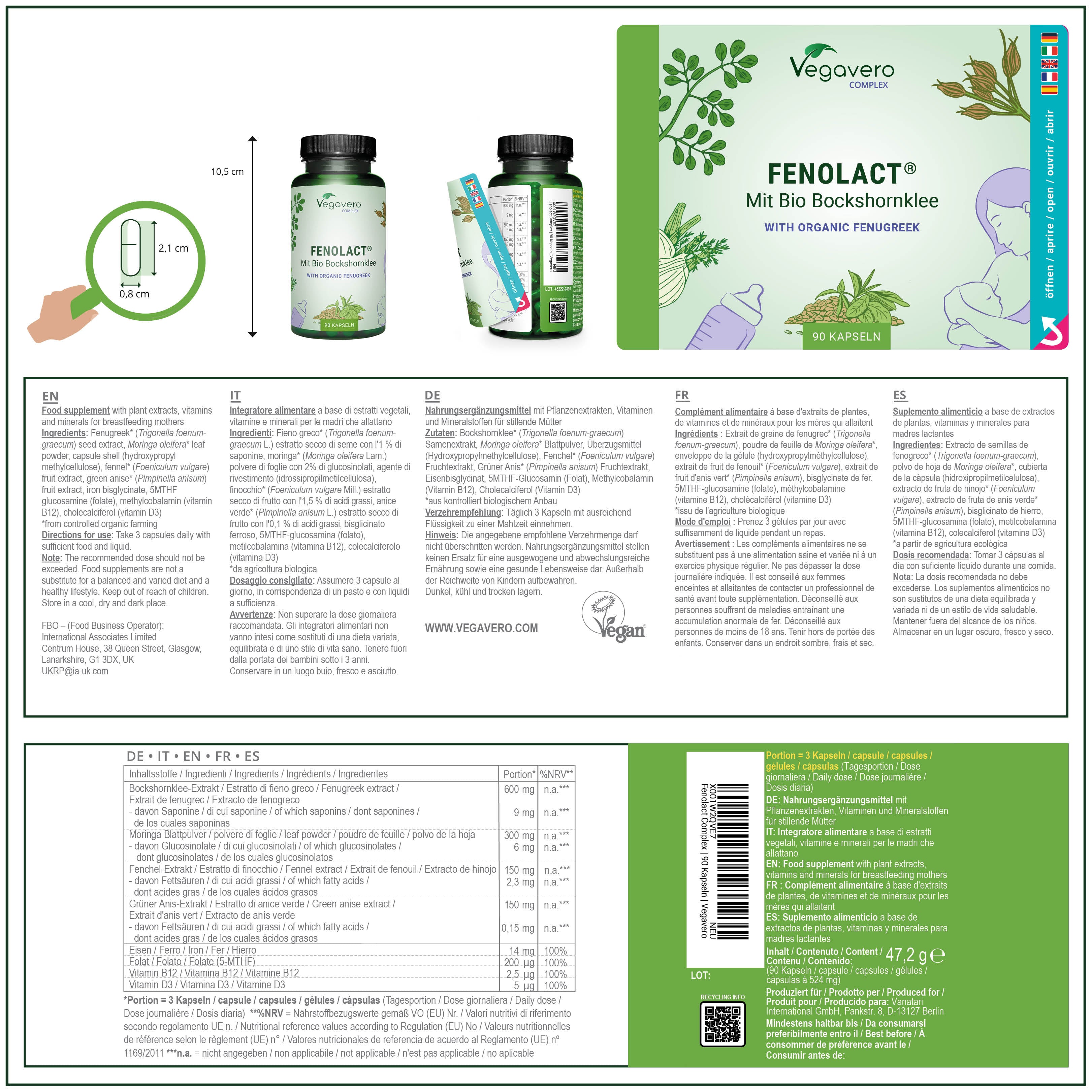 FenoLact Complex Cápsulas