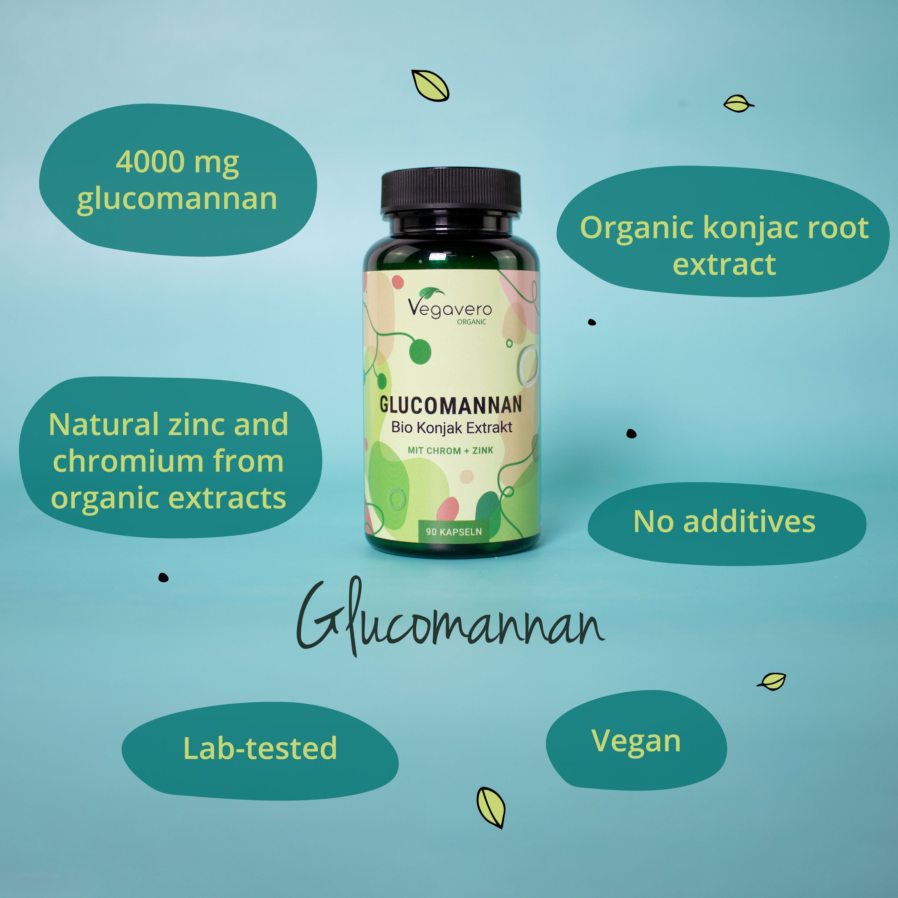 Glucomanano Cápsulas Orgánico