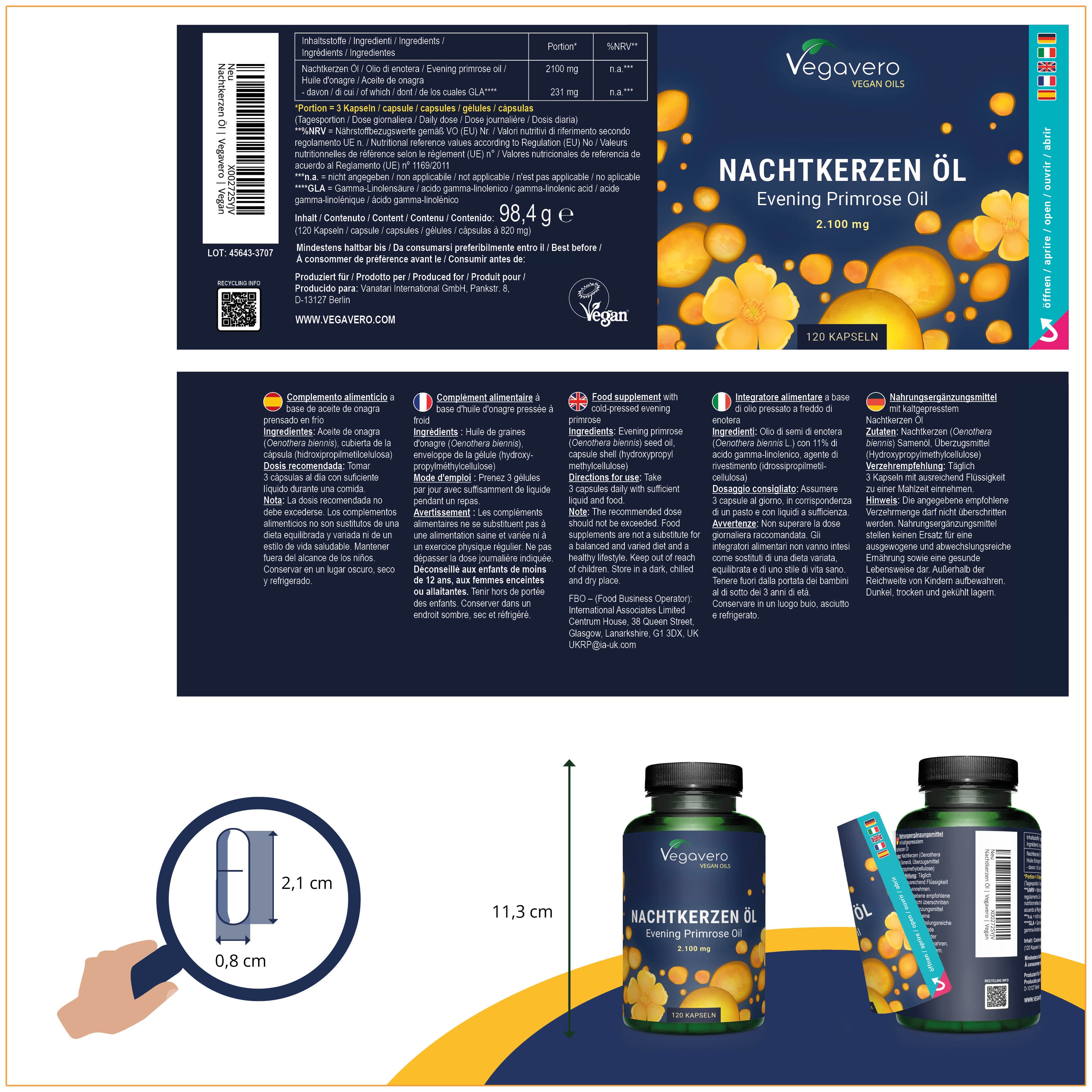 Aceite de Onagra Cápsulas