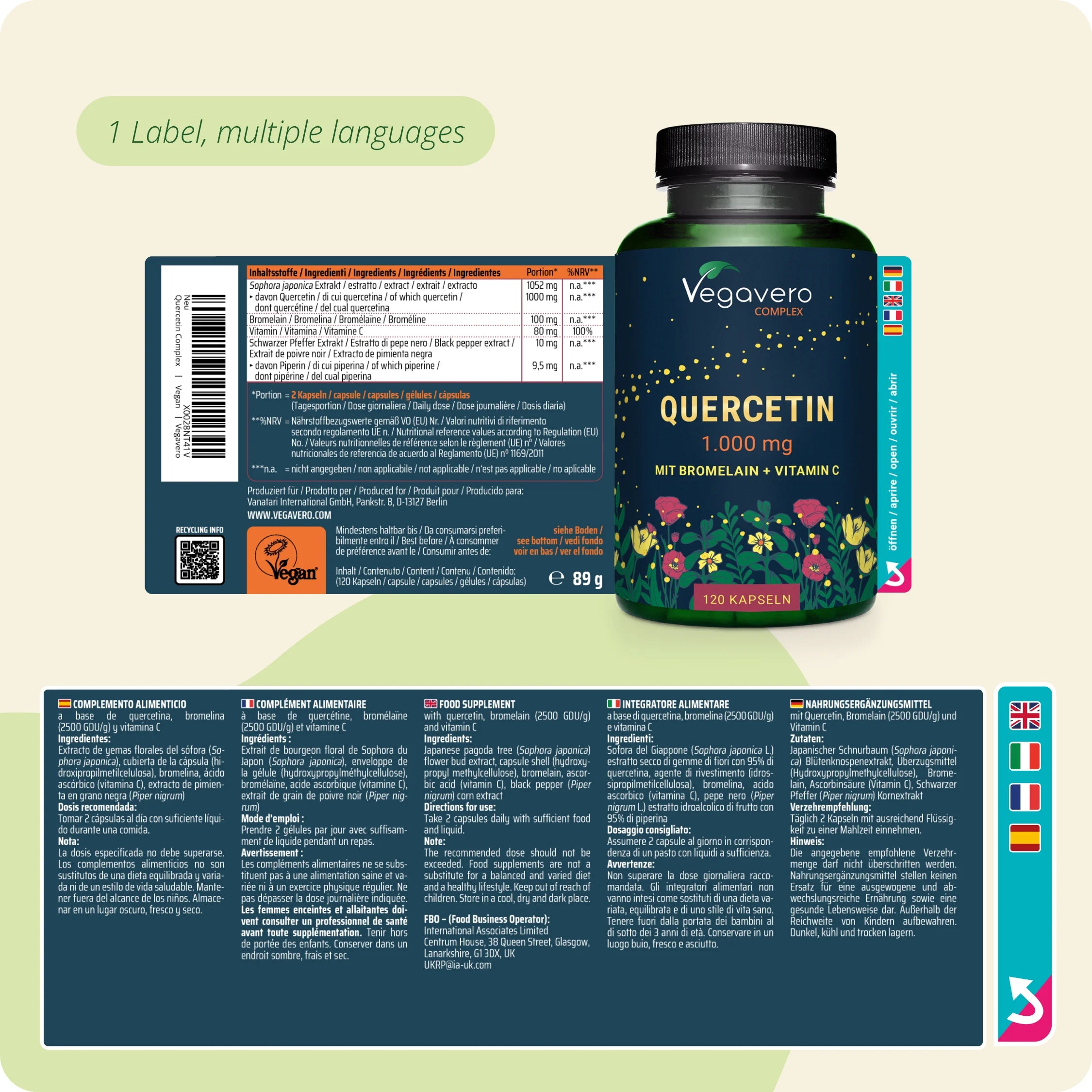 Quercetina Complex Capsulas