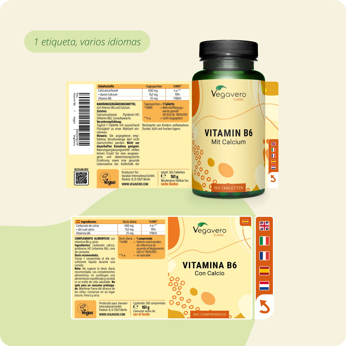 Vitamina B6 Tabletas