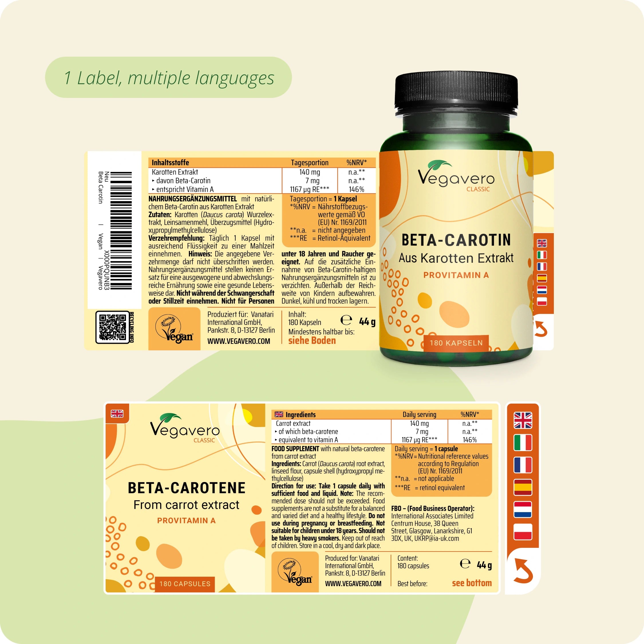 Beta‑Caroteno Cápsulas