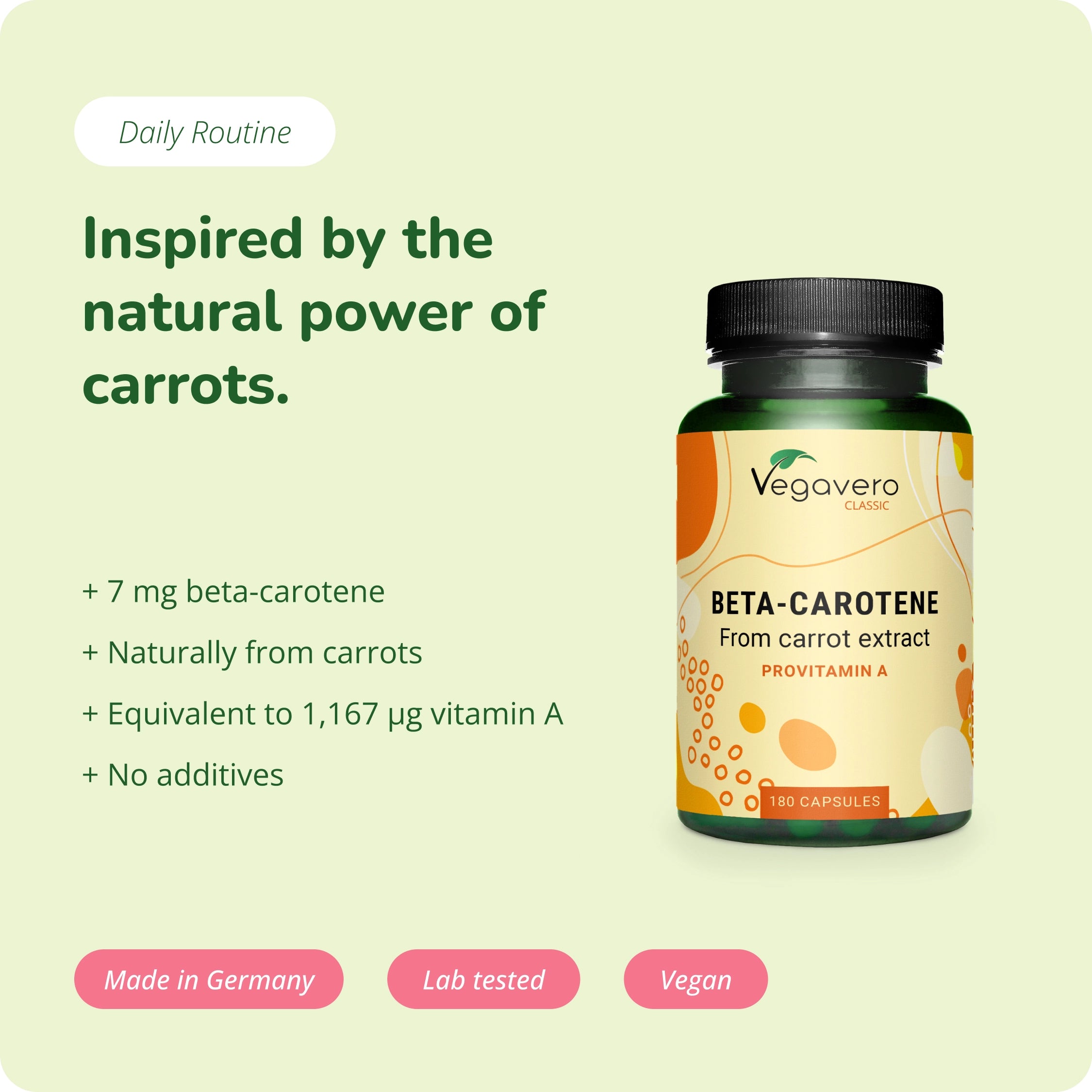 Beta‑Caroteno Cápsulas