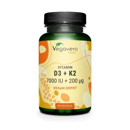 Vitamina D3 + K2 Depot Cápsulas