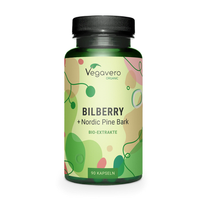 Arándano + Corteza de Pino Extractos Cápsulas Orgánico