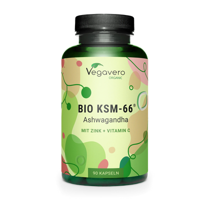 Ashwagandha KSM-66  Extracto Cápsulas Orgánico