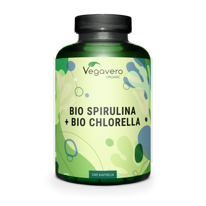 Spirulina + Chlorella Cápsulas Orgánico