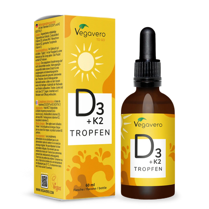 Vitamina D3 + K2 en Gotas