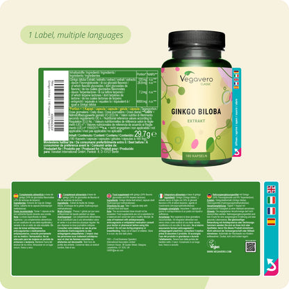 Ginkgo Biloba Extracto Cápsulas