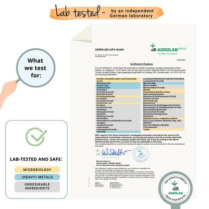 Panax Ginseng Extracto Cápsulas