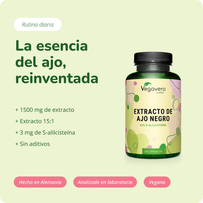 Ajo Negro Extracto Cápsulas