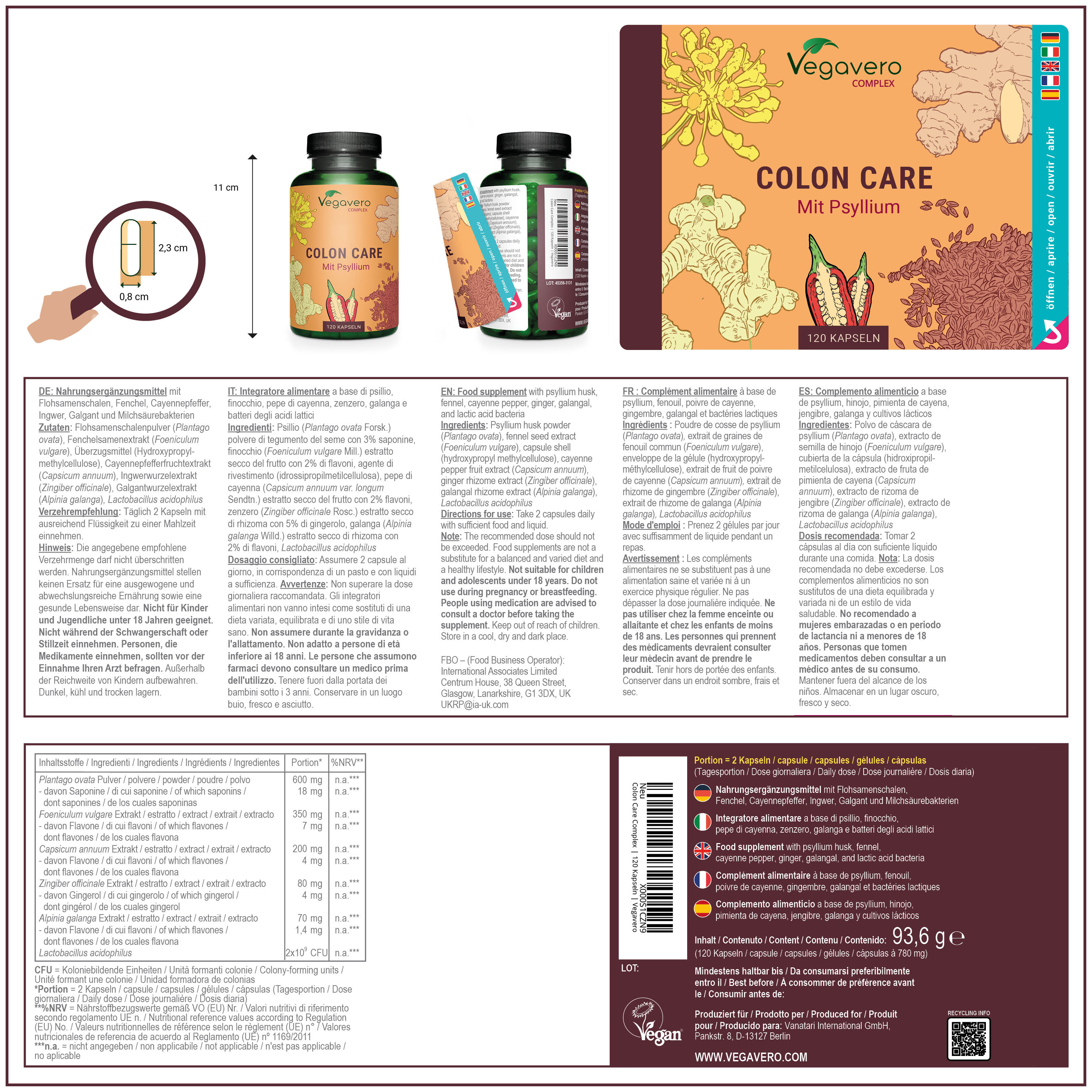 Colon Care Complex Cápsulas