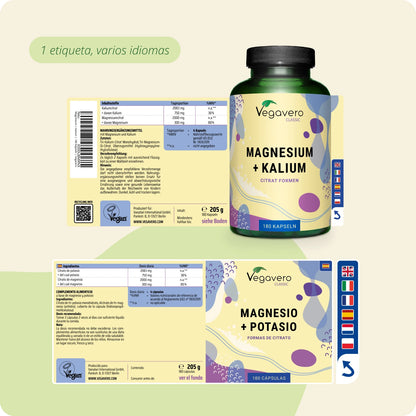Magnesio + Potasio Cápsulas