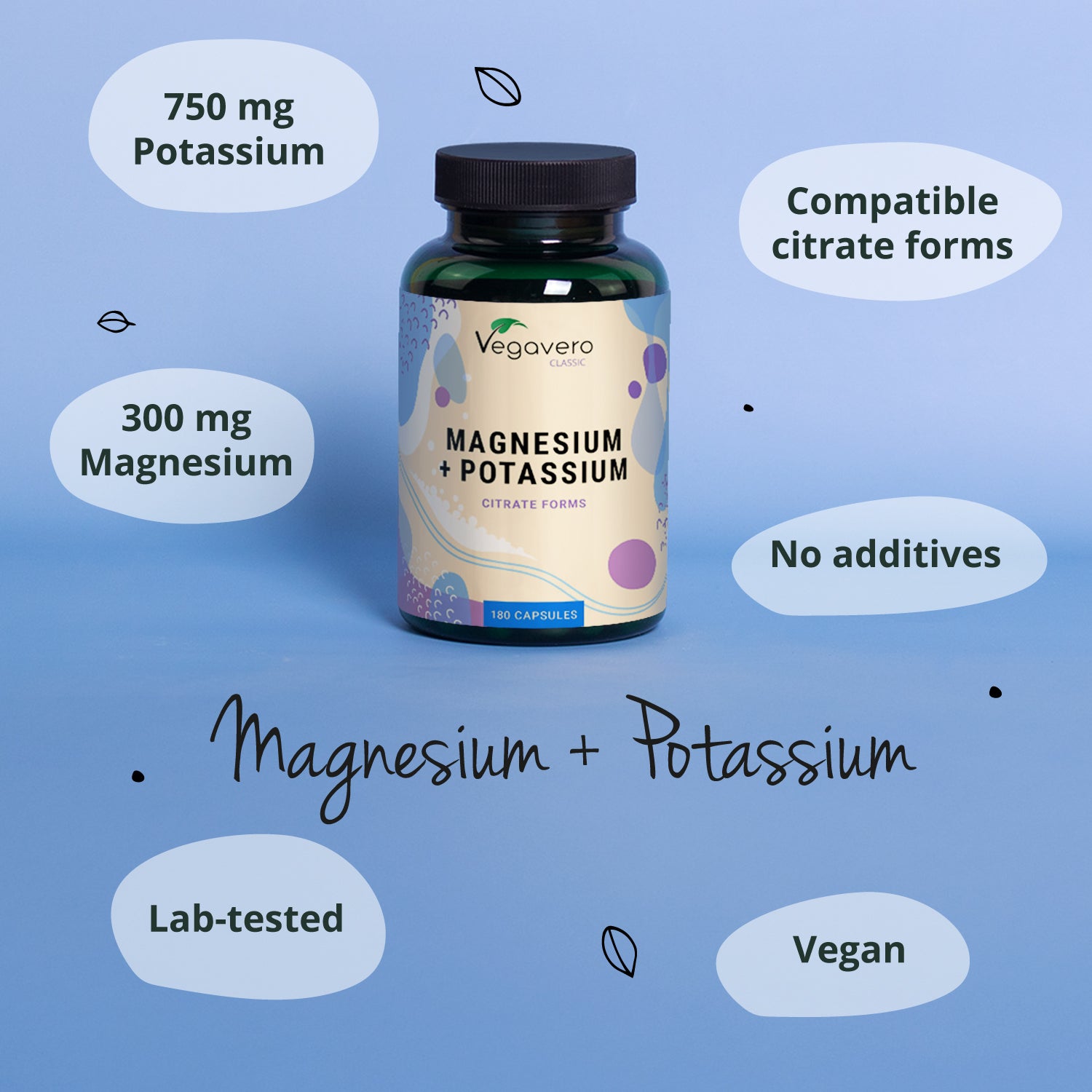 Magnesio + Potasio Cápsulas