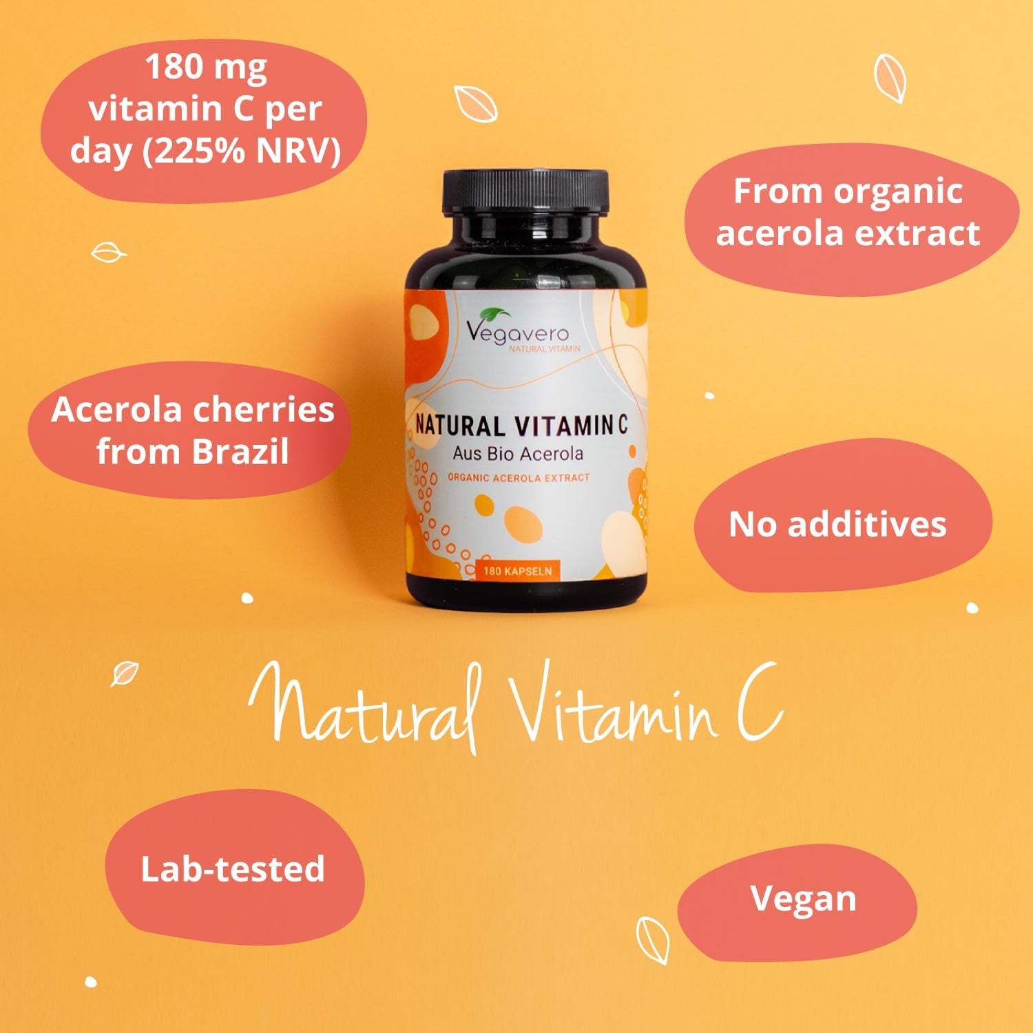 Vitamina C Natural Cápsulas Orgánico