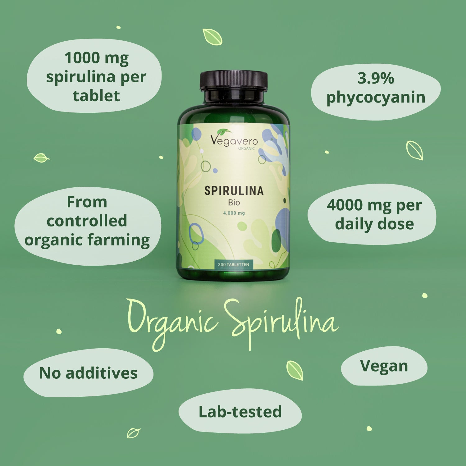 Spirulina Comprimidos Orgánico