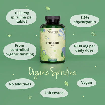 Spirulina Comprimidos Orgánico