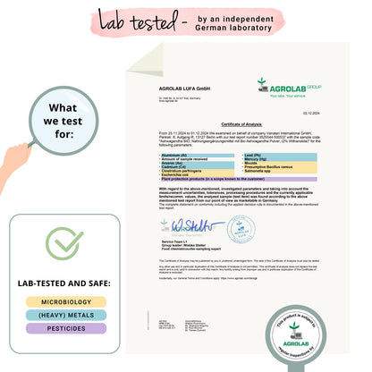 Ashwagandha Cápsulas Orgánico