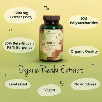 Reishi Extracto Cápsulas Orgánico