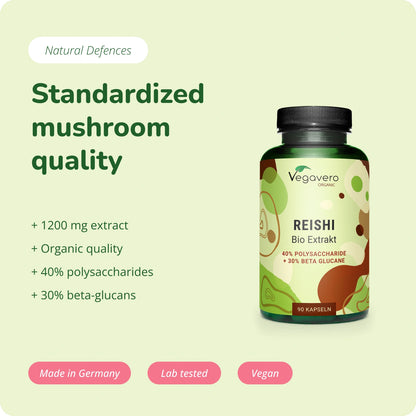 Reishi Extracto Cápsulas Orgánico