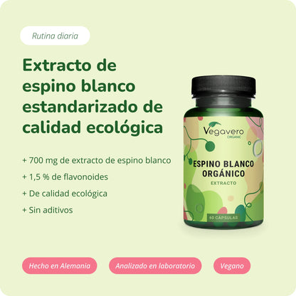 Espino Blanco Extracto Cápsulas Orgánico