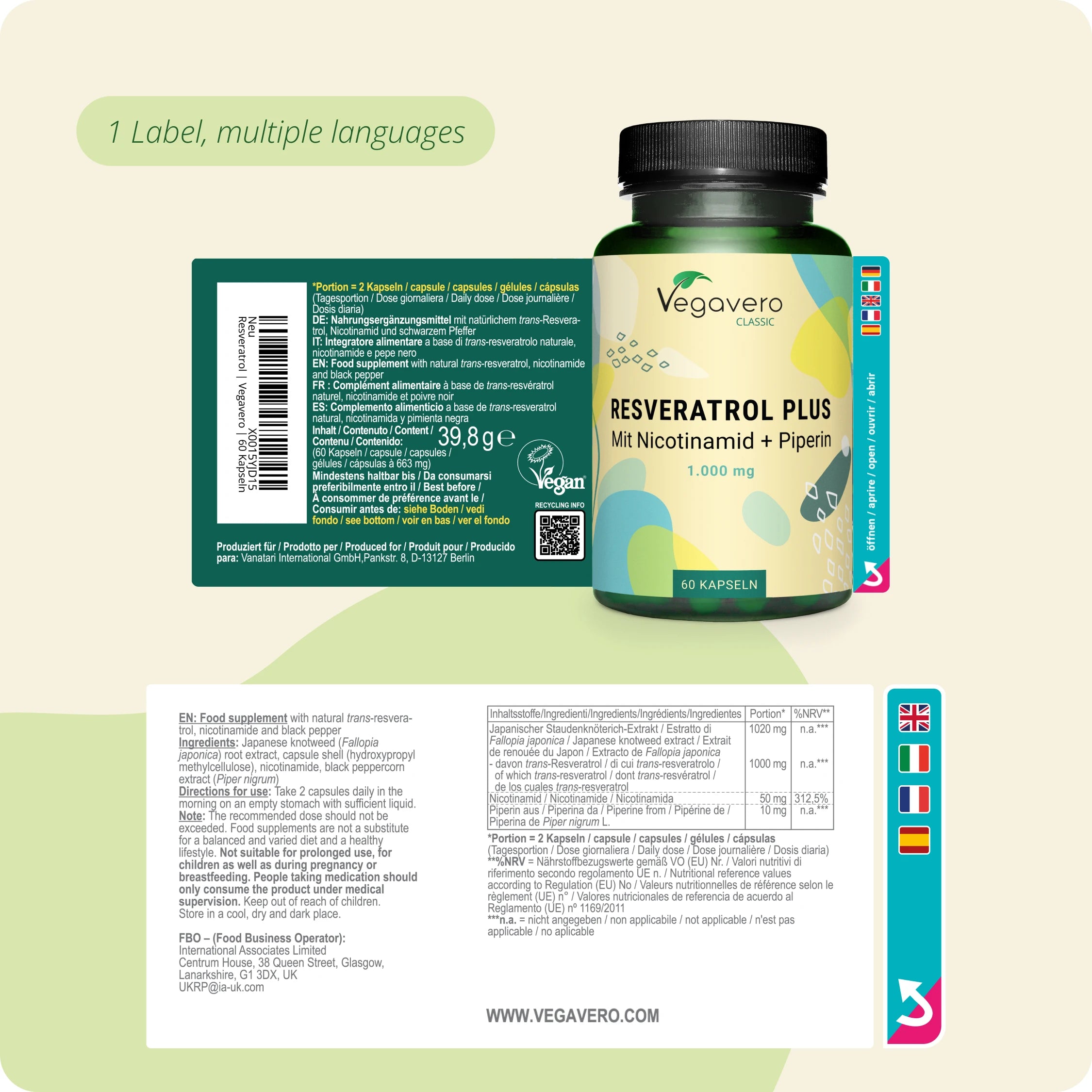 Resveratrol Plus Cápsulas