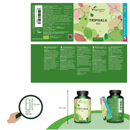Triphala Cápsulas Orgánico