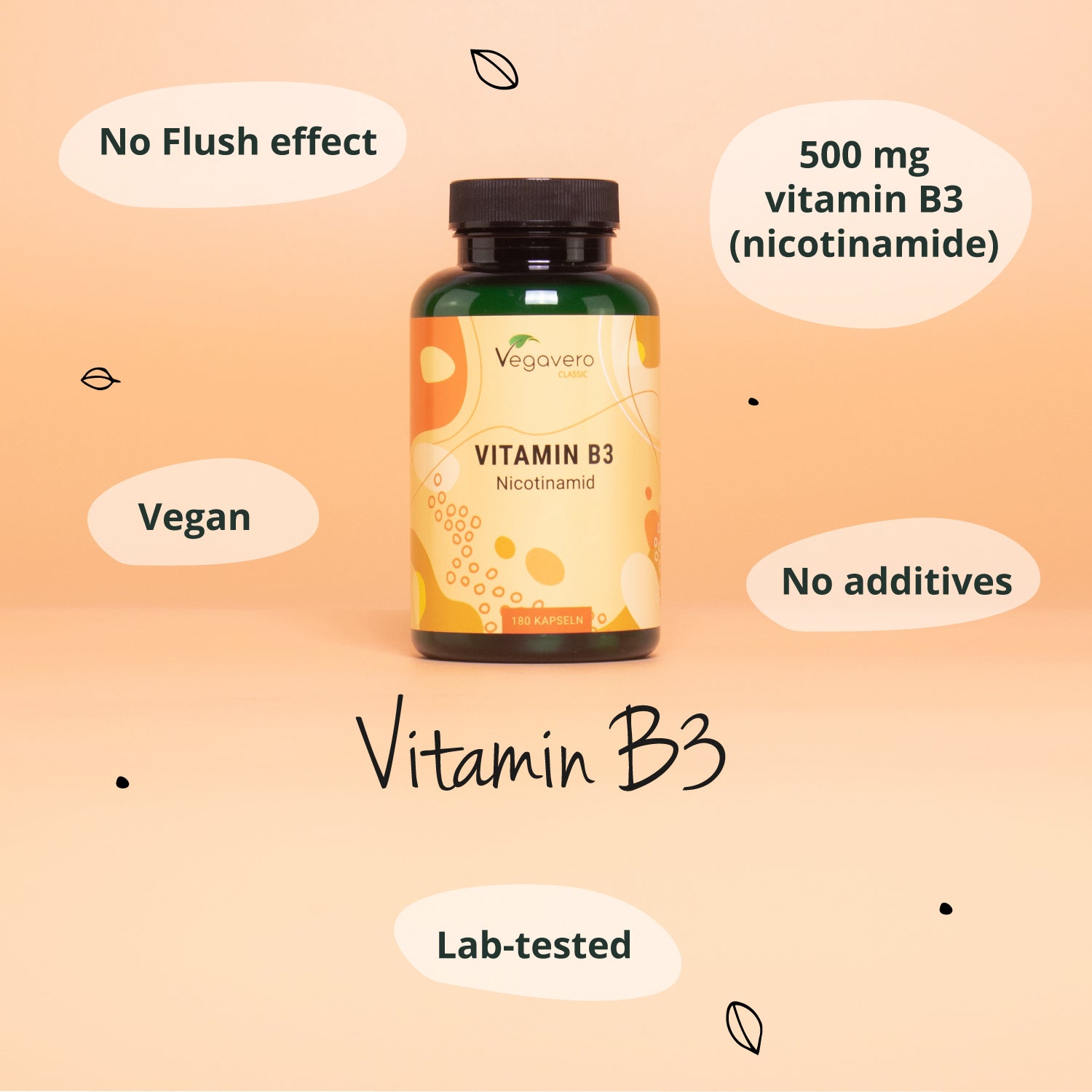 Vitamina B3 (Nicotinamida) Cápsulas
