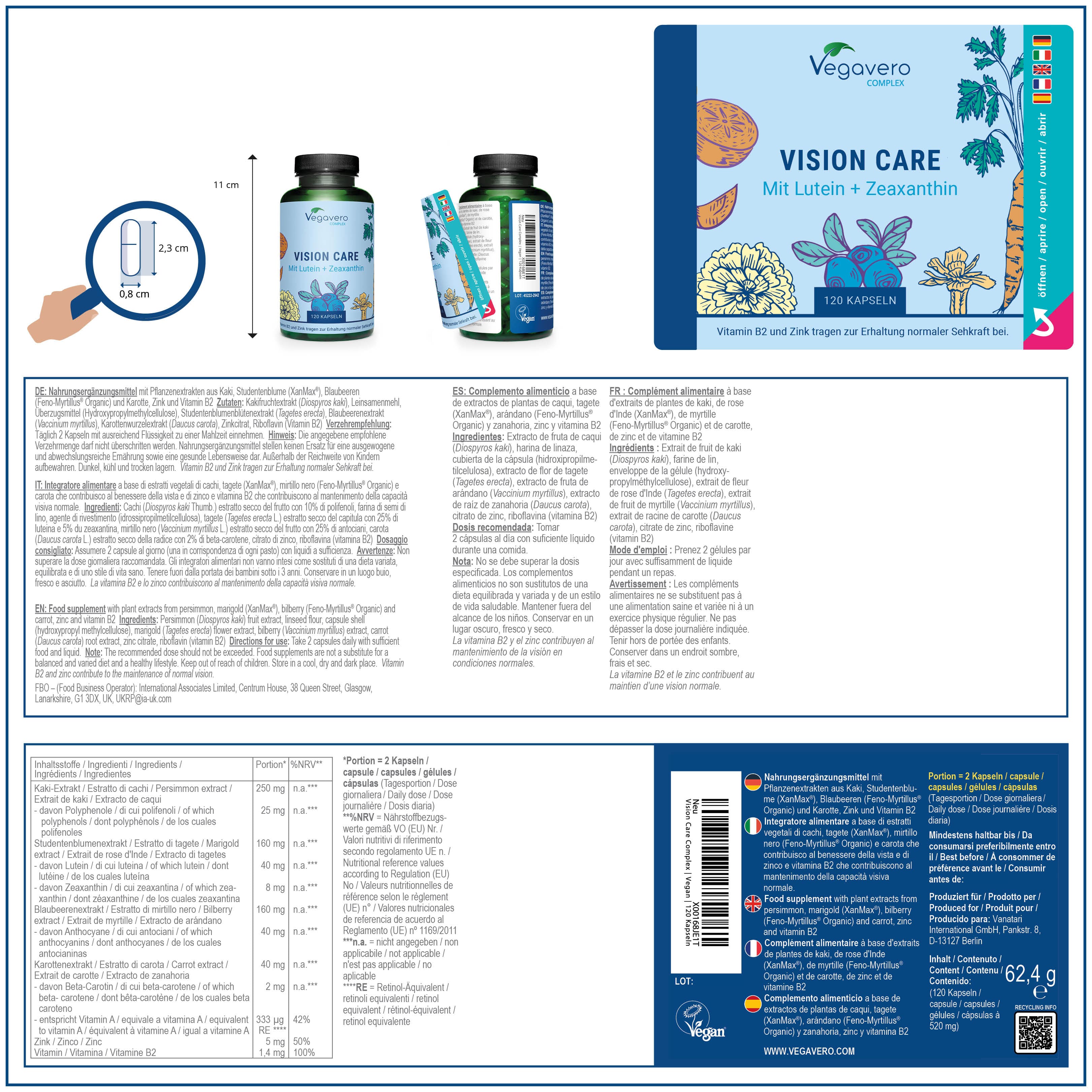 Vision Care Complex Cápsulas