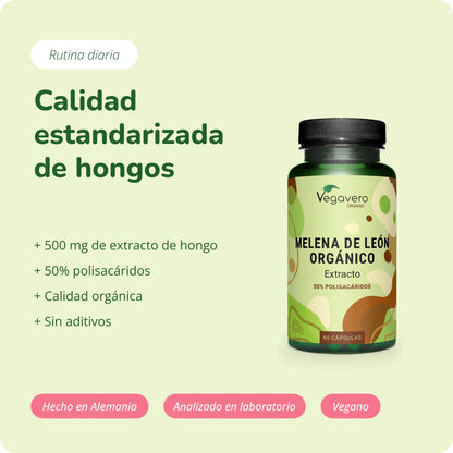 Melena de León Cápsulas Orgánico