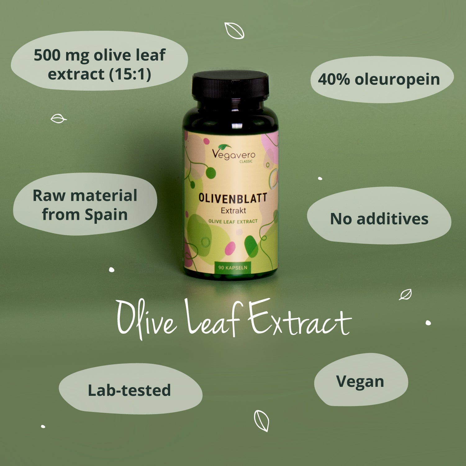 Hoja de Olivo Extracto Cápsulas