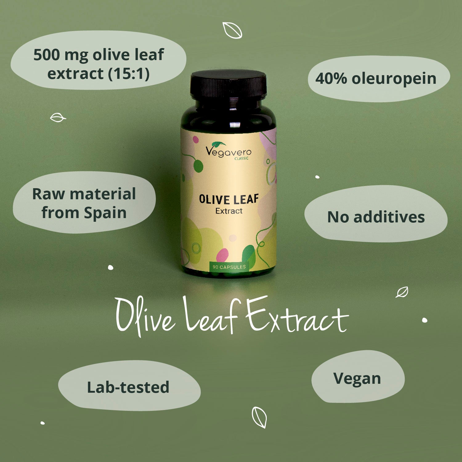 Hoja de Olivo Extracto Cápsulas