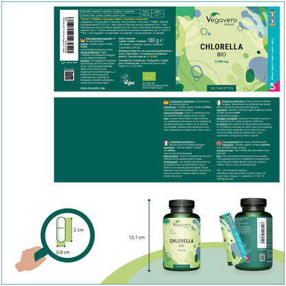 Chlorella Cápsulas Orgánico