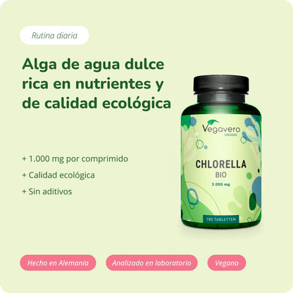 Chlorella Cápsulas Orgánico